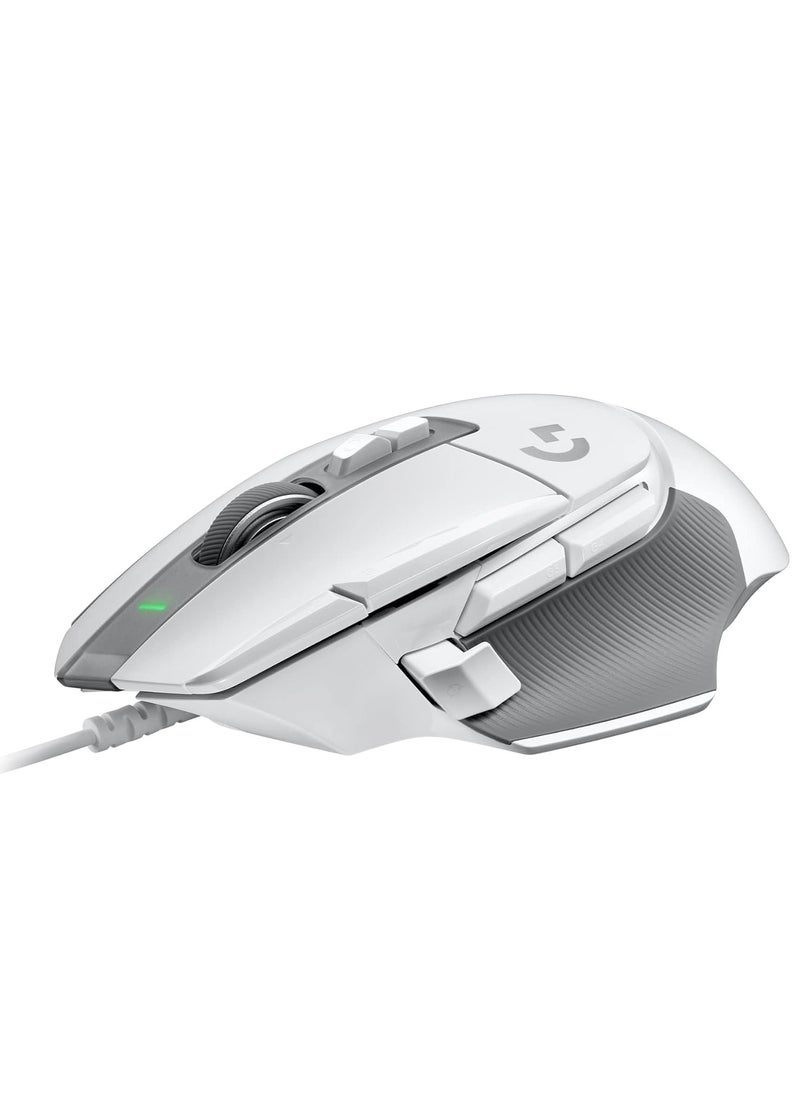 Generic - Logitech G G502 X Wired Gaming Mouse - LIGHTFORCE hybrid optical-mechanical primary switches, HERO 25K gaming sensor, compatible with PC - macOS/Windows - White - Image 1