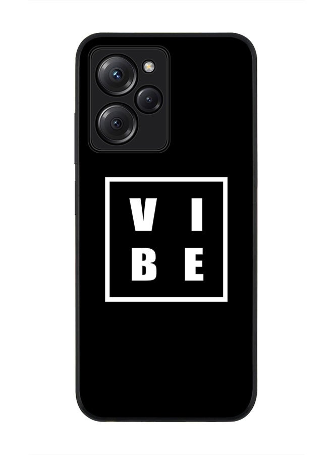 Stylizedd Rugged Black edge case for Poco X5 Pro Slim fit Soft Case Flexible Rubber Edges Anti Drop TPU Gel Thin Cover - Vibe - Image 1