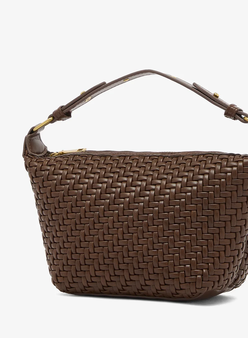 Glamorous BROWN Casual Woven Shoulder Bag for Women | Best Price UAE
