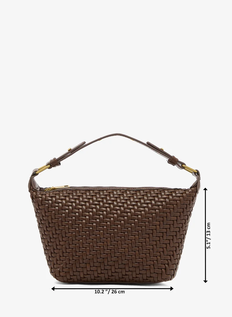 Glamorous BROWN Casual Woven Shoulder Bag for Women | Best Price UAE