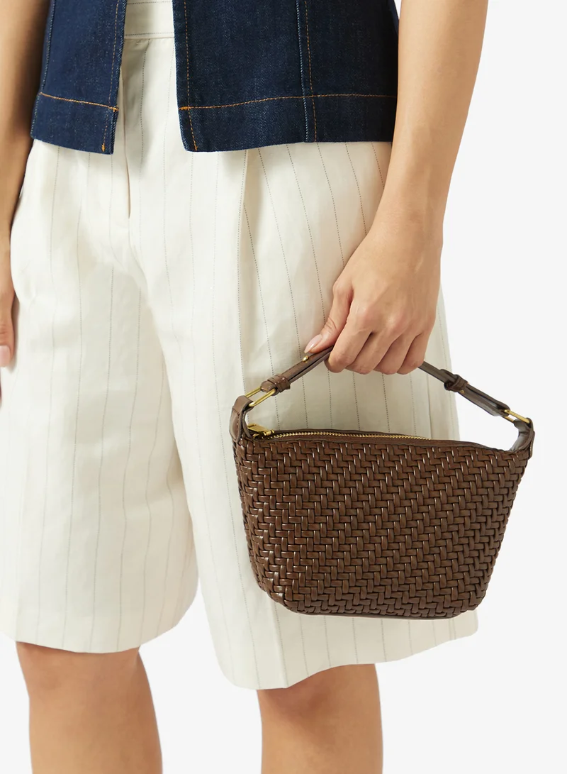 Glamorous BROWN Casual Woven Shoulder Bag for Women | Best Price UAE