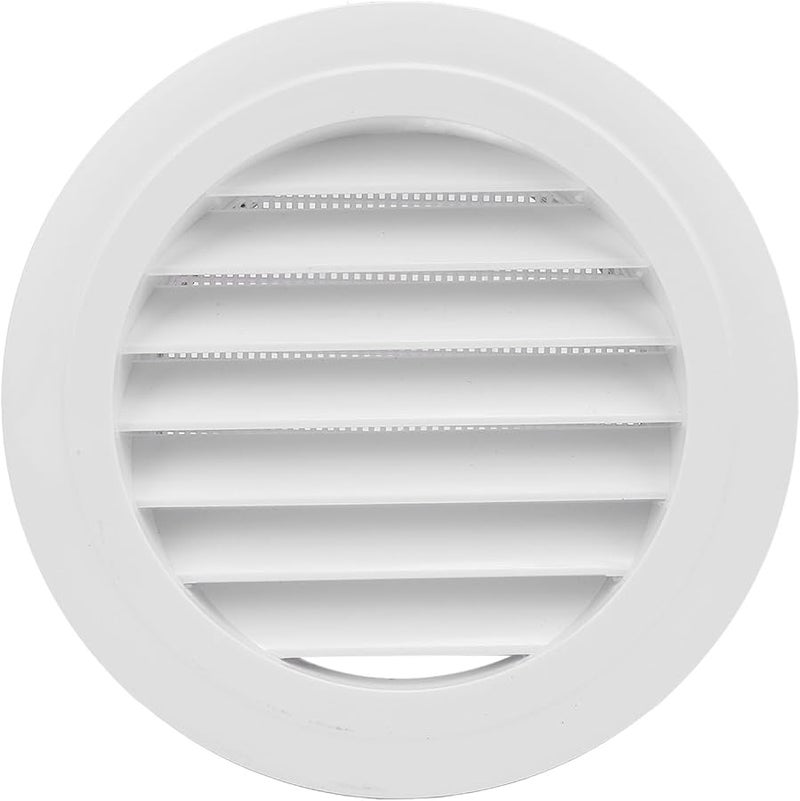 150mm Round ABS Vent Cover Slant Louver Grille For Wall Ceiling Bathroom Office HVAC - Image 1
