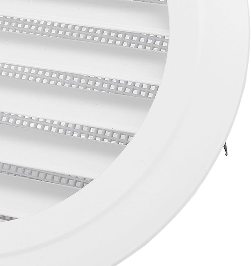 150mm Round ABS Vent Cover Slant Louver Grille For Wall Ceiling Bathroom Office HVAC - Image 3