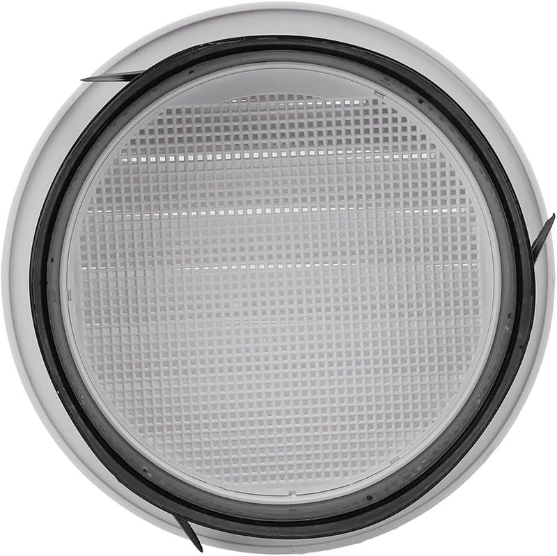 150mm Round ABS Vent Cover Slant Louver Grille For Wall Ceiling Bathroom Office HVAC - Image 4