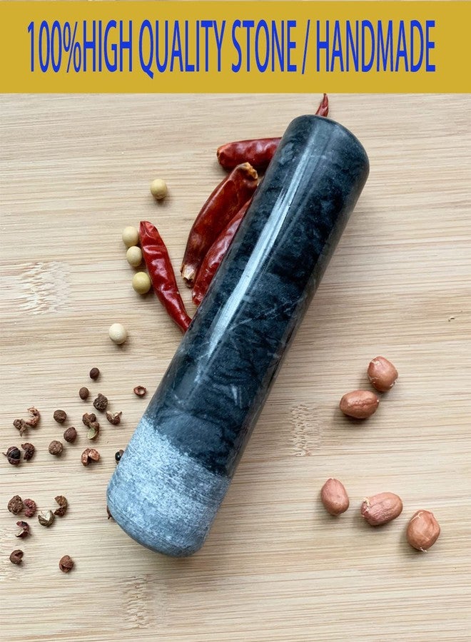 Daszui 6 in Granite Replacement Pestle (Only Pestle [Mortar is not Included]) Black Polishing - Image 3