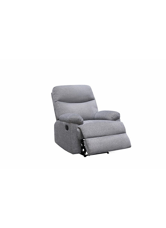 Pro Recliner Chair – Comfortable Fixed Design, Soft Fabric, 1-Year Warranty – Light Brown Color