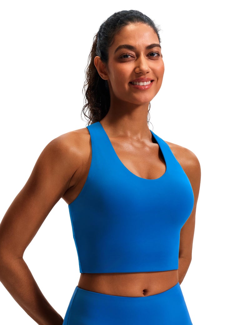 JOYSPELS Sports Bras for Women Extra Comfort Criss-Cross Back Padded Workout Tops for Women Medium Support - Image 2