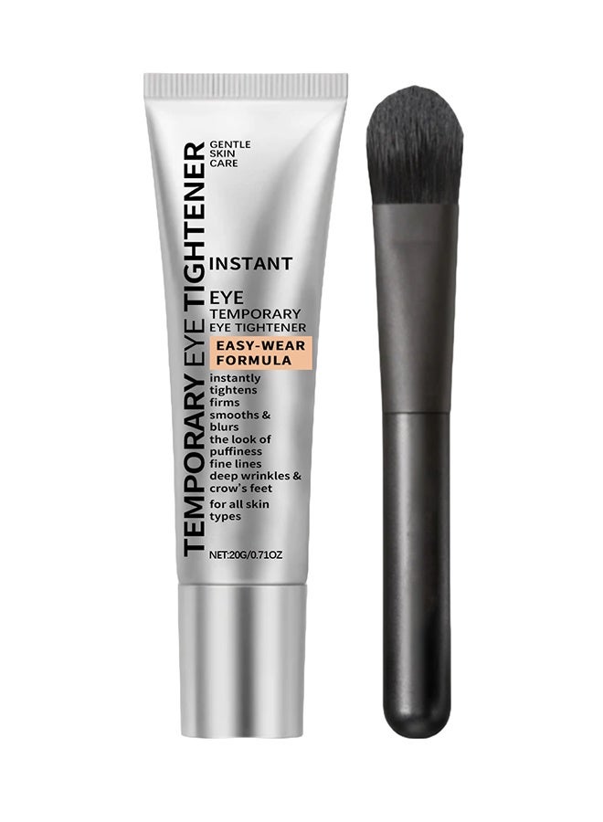 بيتر توماس روث شد مؤقت للعين، شد مؤقت للعين الفوري، شد العين المثالي - برايمر شد فوري مع حمض الهيالورونيك وفيتامين E، تركيبة سهلة التطبيق لرفع نهائي ولمسة نهائية ناعمة، يرطب وينعش العيون المتعبة، مع فرشاة - Image 1