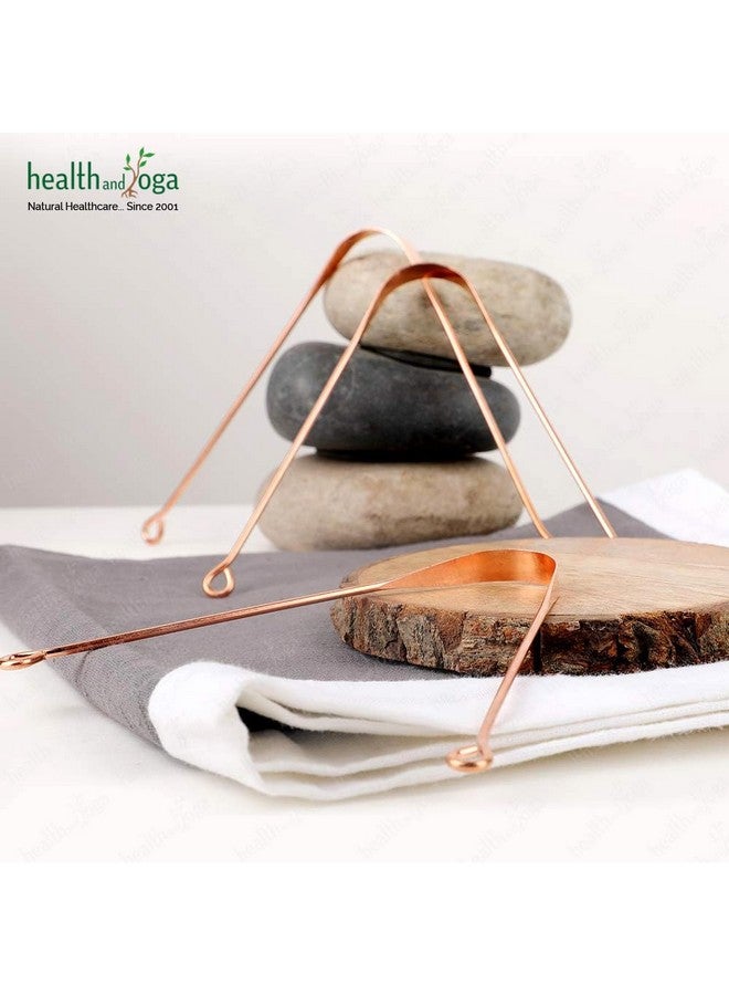 سول غيني منظفات اللسان النحاسية qSwipe Lite من HealthAndYoga™ (عبوة من 3 قطع) - تمنع رائحة الفم الكريهة، وتحسن التذوق - أطراف مرنة ومنحنية توفر قبضة جيدة - عناية كاملة بالفم/نظافة شخصية للسفر/المكتب/المنزل - Image 5