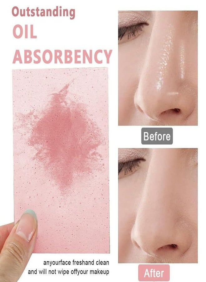 GODFLY Oil Blotting Sheets for Face, 100 PCS, Bamboo Rose, Rose Tea Oil Control Paper, Natural Oil Absorbing, Shine Control for Oily Skin, Men & Women, Acne Control, Portable (Rose) - Image 2