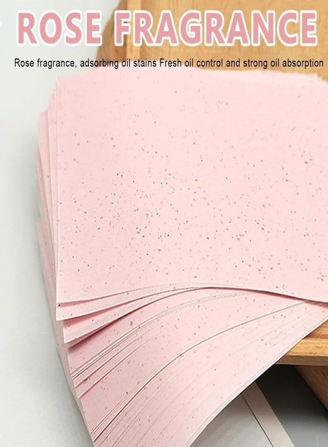 GODFLY Oil Blotting Sheets for Face, 100 PCS, Bamboo Rose, Rose Tea Oil Control Paper, Natural Oil Absorbing, Shine Control for Oily Skin, Men & Women, Acne Control, Portable (Rose) - Image 4