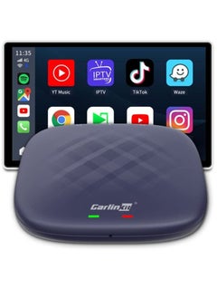 Carlinkit 2023 Android 12.0 Carlinkit CarPlay Ai Box, 4+64G, Pro Series with Premium Qualcomm 8-cores, Built-in Multimedia 3-in-1 Adapter / Google Play / Android Auto, Only for Cars with OEM Wired CarPlay  - Image 1