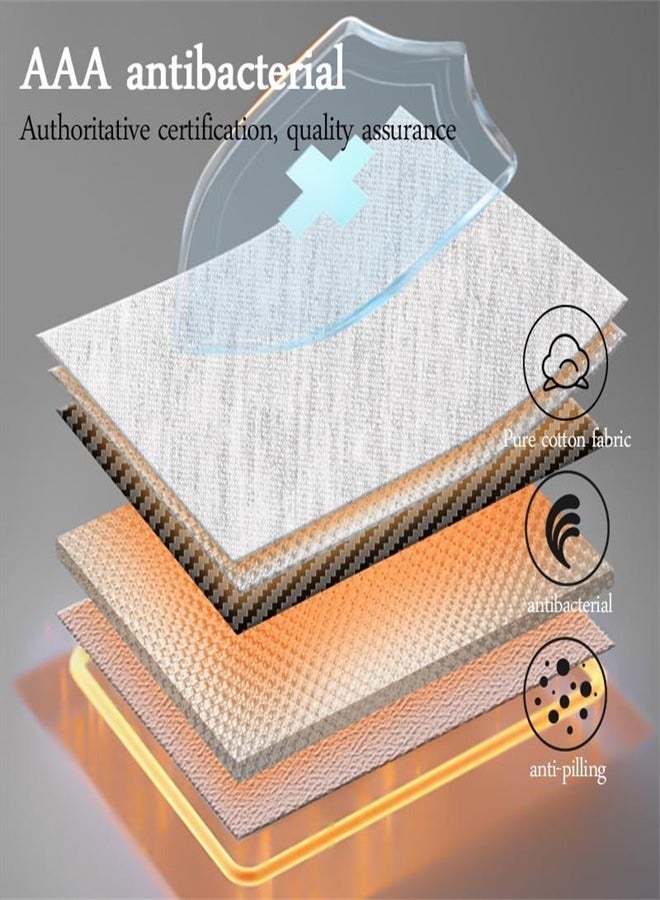 MIIOW 3 قطع ملابس داخلية رجالية قطنية بوكسر قصير مضاد للبكتيريا AAA ملابس داخلية رجالية بوكسر هدية جديدة - Image 4