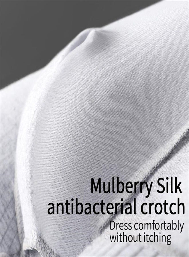 MIIOW 3 قطع ملابس داخلية رجالية قطنية بوكسر قصير مضاد للبكتيريا AAA ملابس داخلية رجالية بوكسر هدية جديدة - Image 3