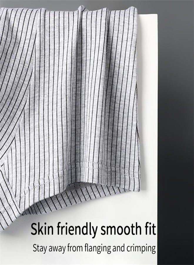 MIIOW 3 قطع ملابس داخلية رجالية قطنية بوكسر قصير مضاد للبكتيريا AAA ملابس داخلية رجالية بوكسر هدية جديدة - Image 5