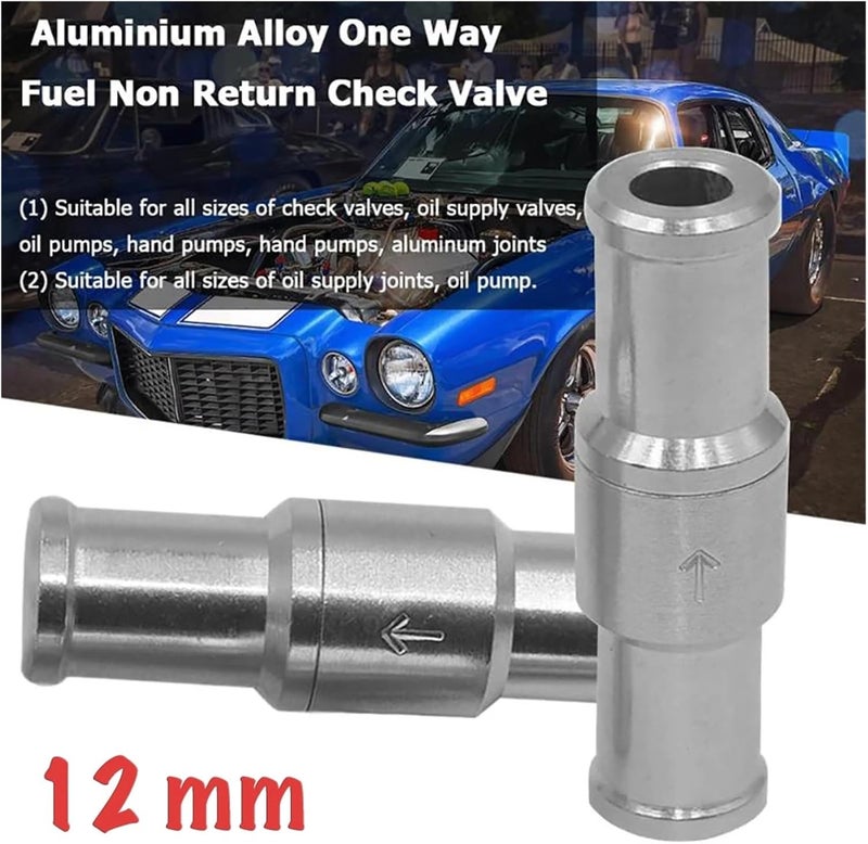 4 Pcs Aluminum Fuel Check Valves(12 mm) - Image 2