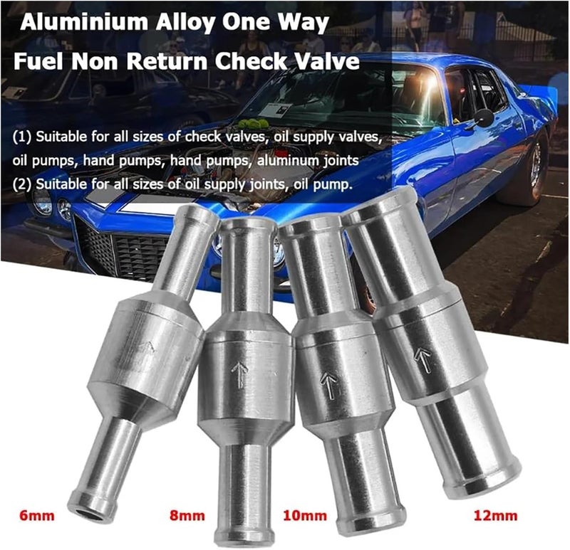 4 Pcs Aluminum Fuel Check Valves(12 mm) - Image 5