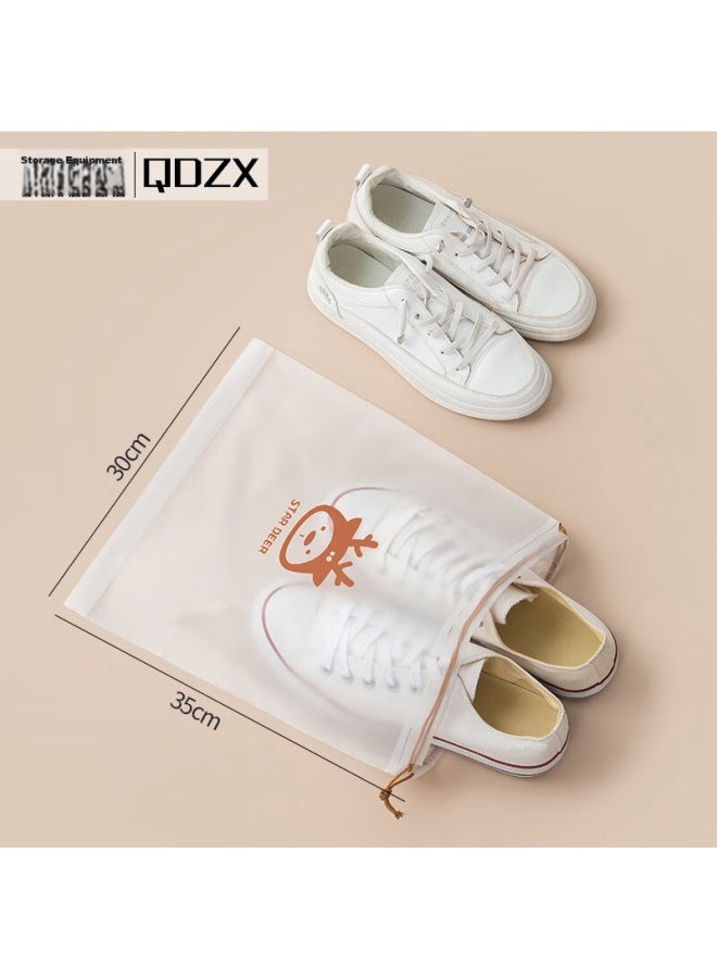 Qdzx Shoe Storage Bag, Luggage Dust-proof Drawstring Closure, Travel Self-sealing Bag, Large Size 10 + Medium Size 10, 096 - Image 2