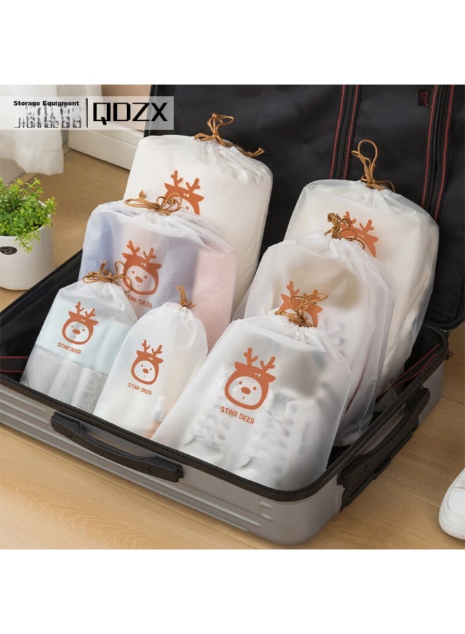 Qdzx Shoe Storage Bag, Luggage Dust-proof Drawstring Closure, Travel Self-sealing Bag, Large Size 10 + Medium Size 10, 096 - Image 1