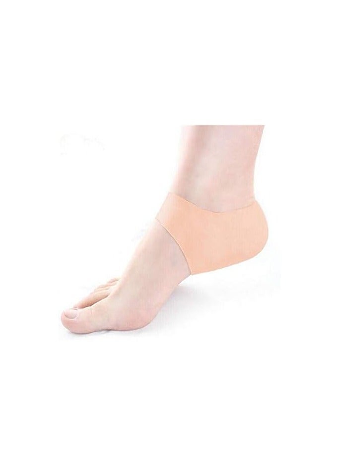 Spaceshoop Breathable silicone heel protector for plantar fasciitis reduces pressure on the heel and relieves heel pain and cracks in the heel - Image 2