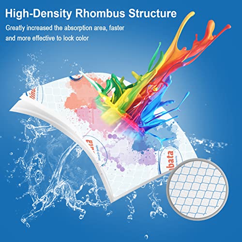 Binbata Color Grasper for Laundry 76 Count Fragrance Free Dye Catcher Essential for Home Use Dye Guard Grabber Sheets for Laundry inWash Sheets - Image 5
