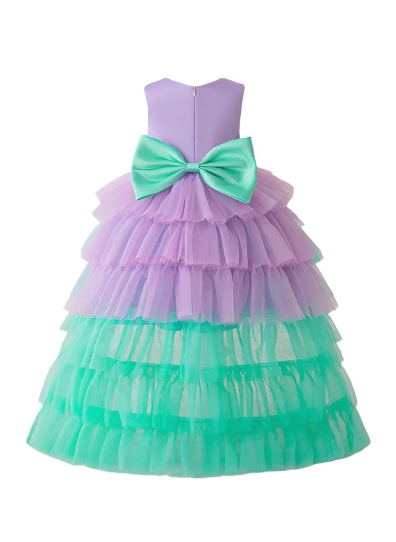D'Daniela D' Daniela - Enchanted Sea Princess Gown - Multicolor