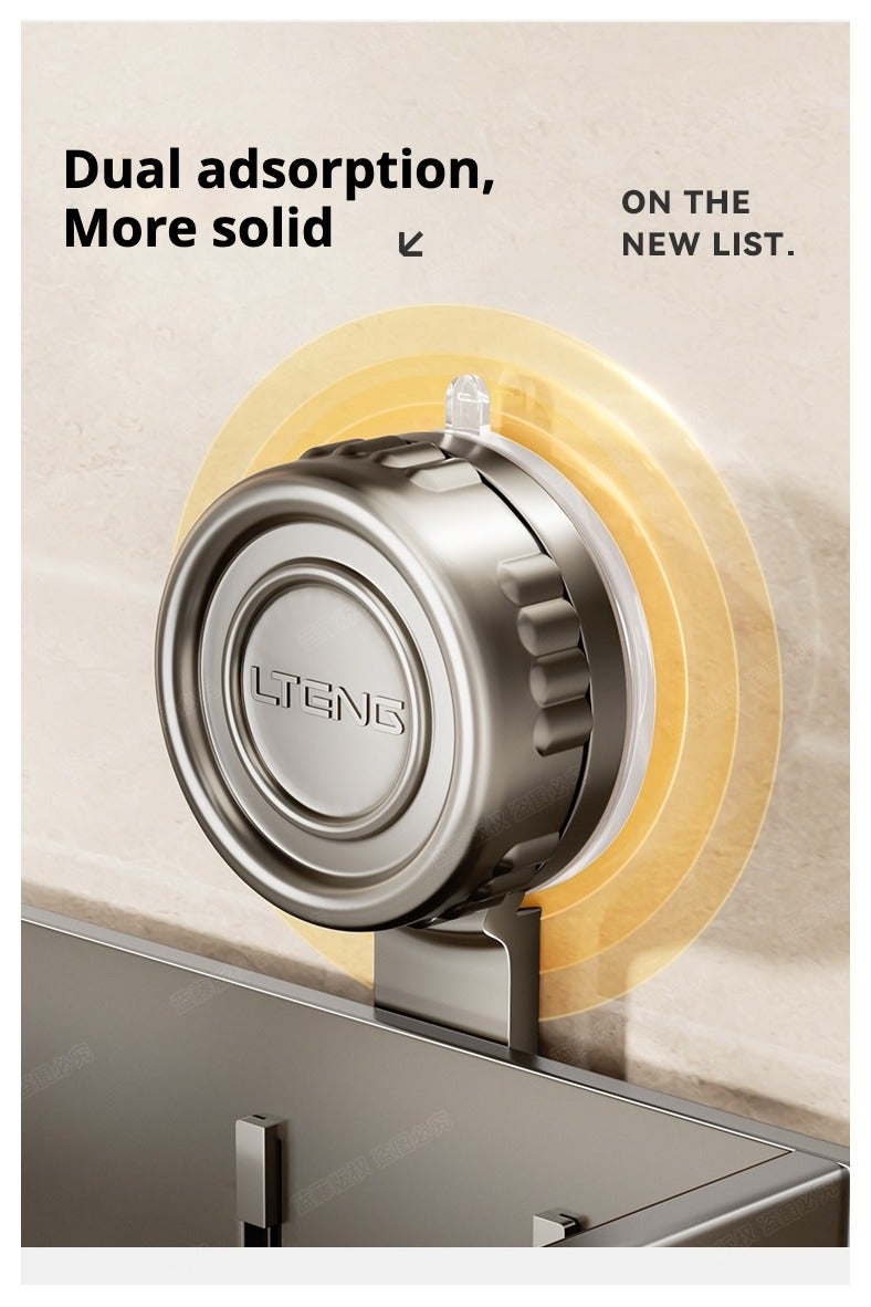 رف شفط المطبخ بالشفط - بدون حفر، بدون غراء، حاملة حمولة قوية - Image 4