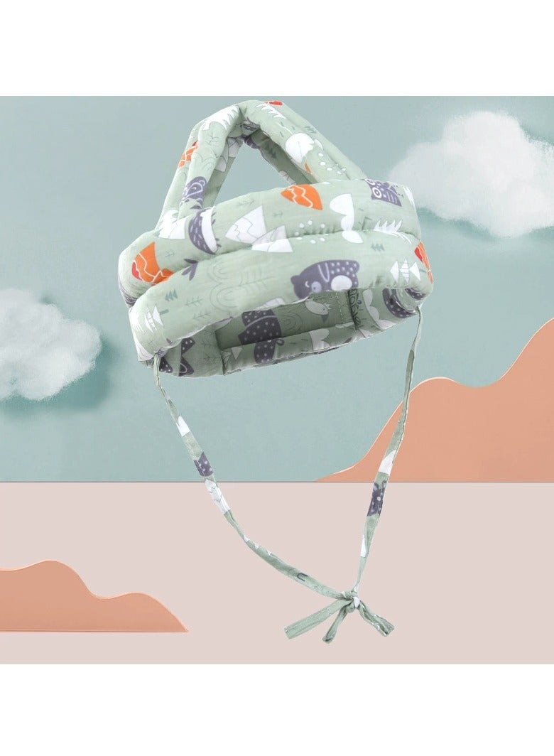 حامي رأس الطفل -خوذة الطفل للزحفات أثناء المشي -بدون مضخات ووسادة لينة -حامي رأس الطفل وقابل للتعديل سلامة رأس الطفل مناسب للأطفال الذين يتعلمون المشي - Image 2