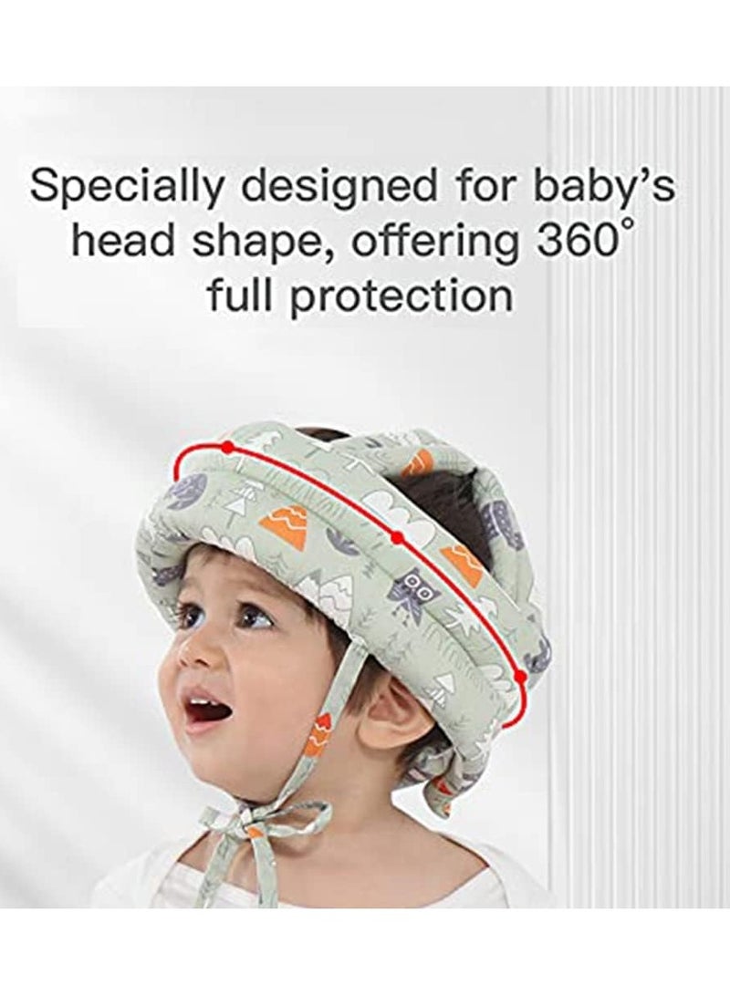 حامي رأس الطفل -خوذة الطفل للزحفات أثناء المشي -بدون مضخات ووسادة لينة -حامي رأس الطفل وقابل للتعديل سلامة رأس الطفل مناسب للأطفال الذين يتعلمون المشي - Image 1