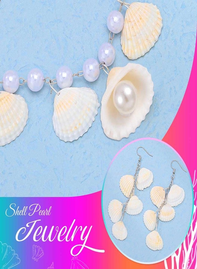CLOACE Shell Necklace Set Boho Layered Pearl Necklaces Earrings Beach Summer Necklace Chain for Women (Shell) - Image 5
