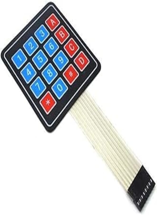 Megmoki A Flexible Keyboard Compatible with Arduino Used in Electronic Locks Projects (4 x 4)