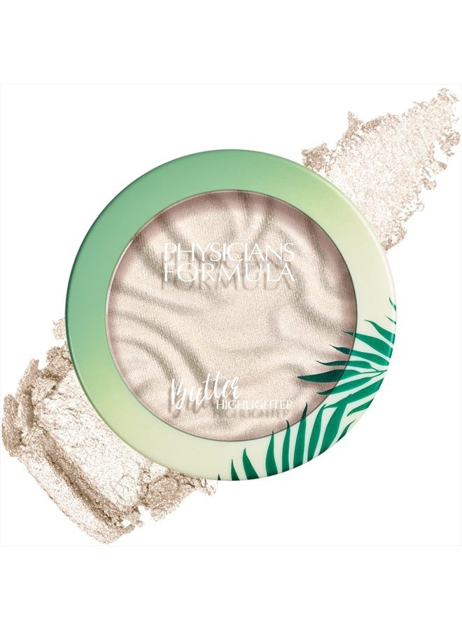 Physicians Formula Murumuru Butter Highlighter Makeup Face Powder Make Up, Pearl, Dermatologist Approved - Image 1