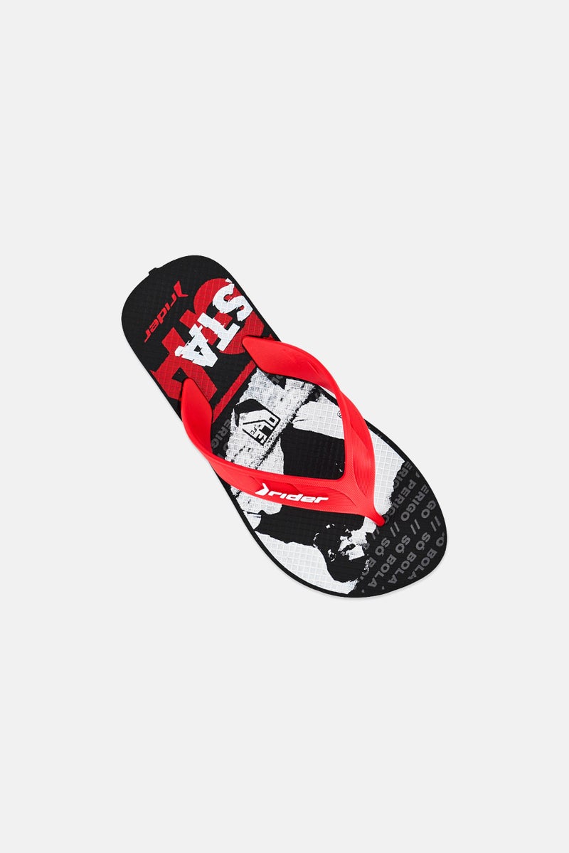 RIDER Kids Boy Street Ole Slip On Slippers, Multicolor - Image 4