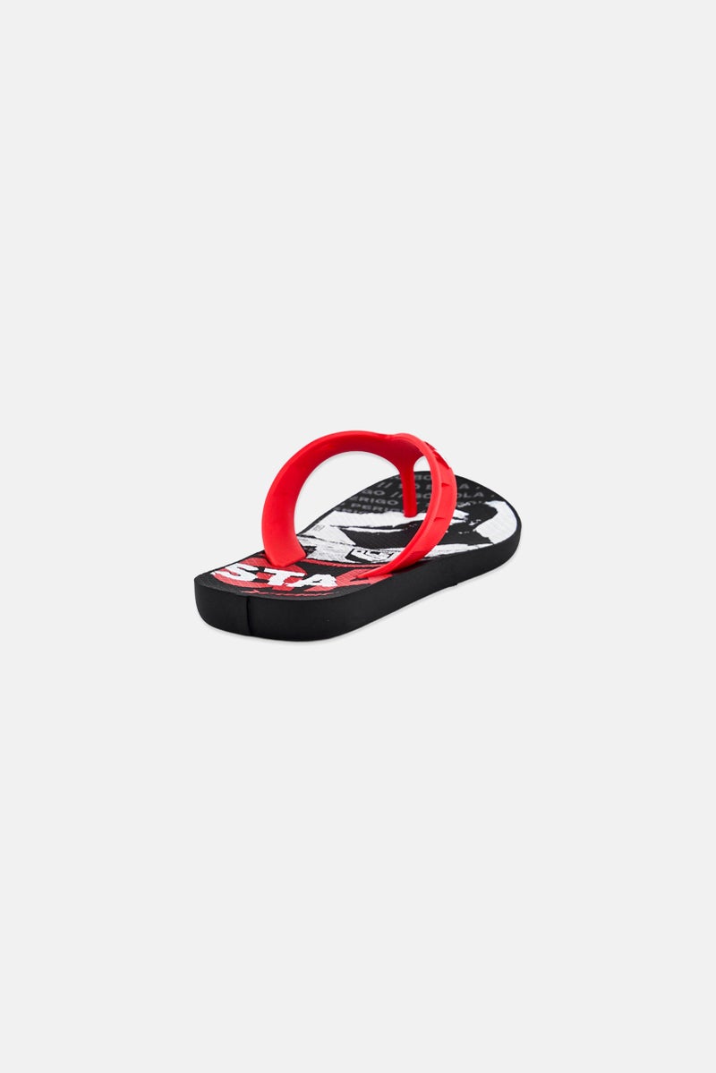 RIDER Kids Boy Street Ole Slip On Slippers, Multicolor - Image 3
