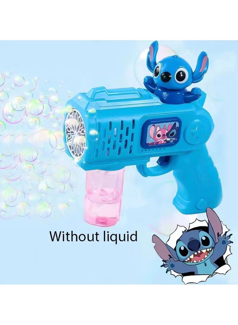 Stitch Personal Bubble Gun - Fully Automatic Bubbles, with Colorful Light Effects