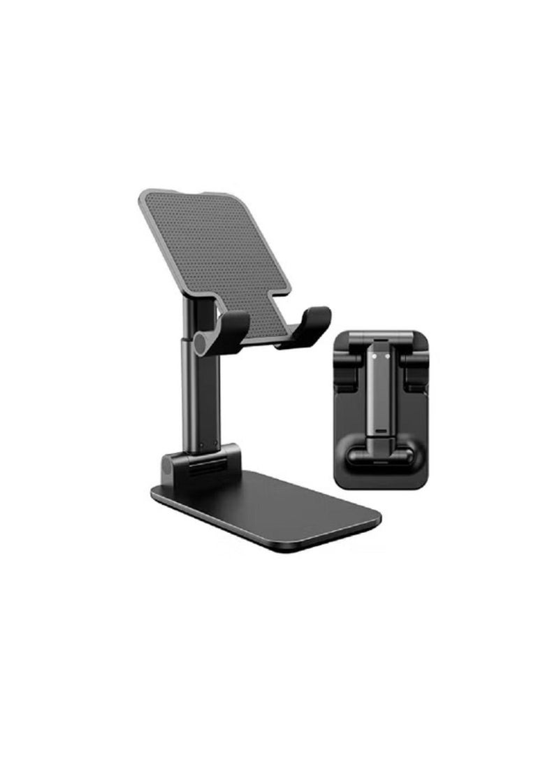 Folding Desktop Phone Stand Black - Image 1