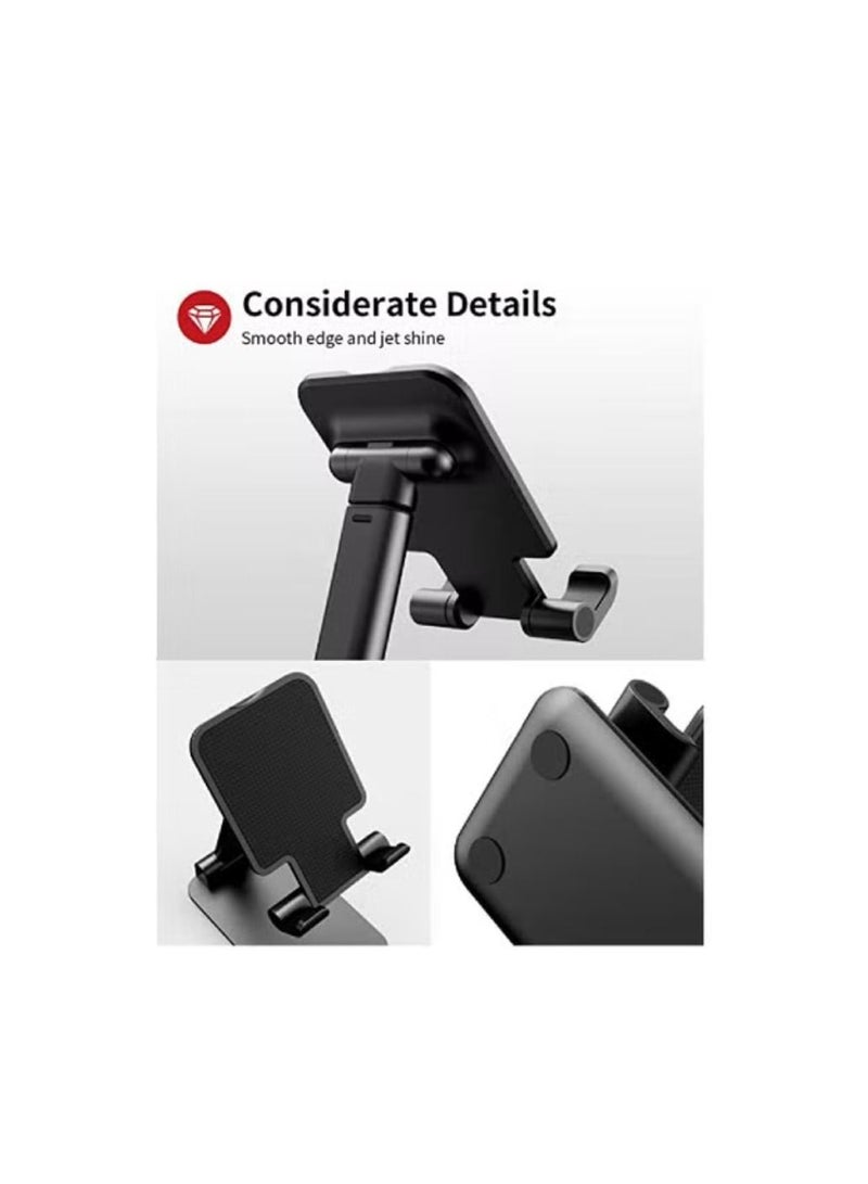 Folding Desktop Phone Stand Black - Image 3