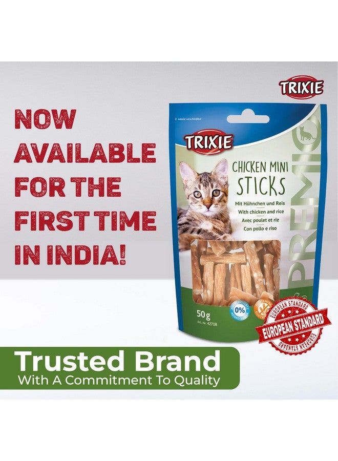 Trixie Cat Treat Combo Of Premio Chicken Mini Sticks And Premio Tuna Bites, Nutrient Rich Treats For Cats, Suitable For All Breeds - (Pack Of 2) - Image 2