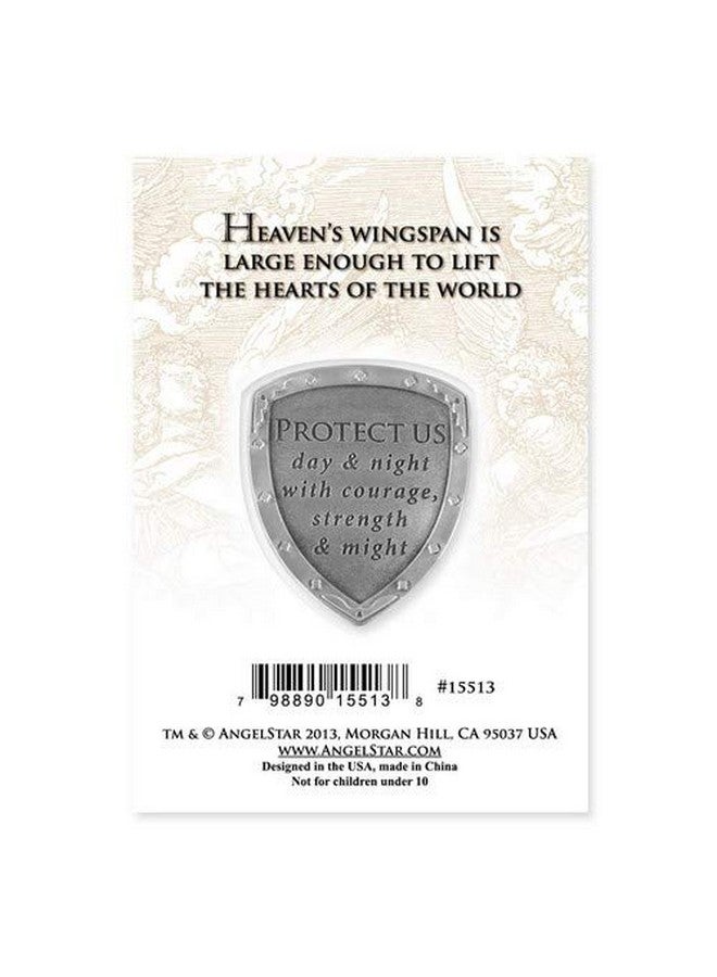 AngelStar 15513 Archangel Pocket Shield Token, 1-1/4 By 1-Inch, Michael - Image 4