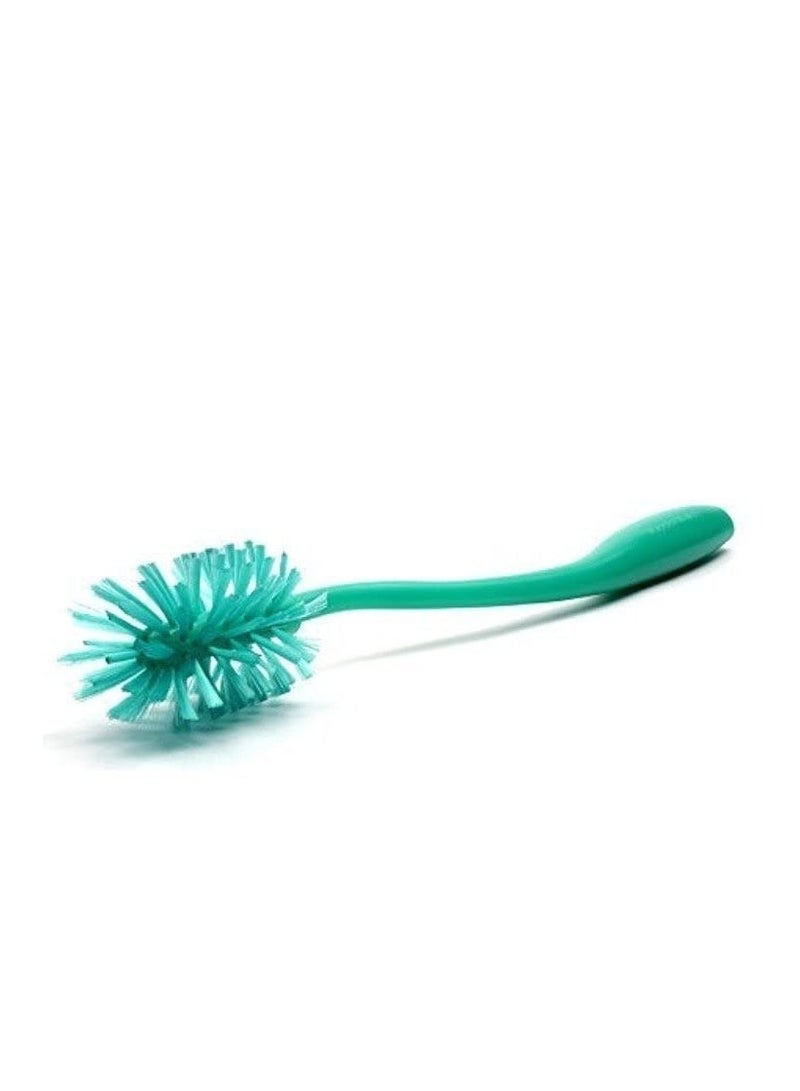 Tupperware Bottle Cleaning Brush, Long Ergonomic Handle, Dual Bristles for Bottles, Jars, and Thermoses, Green - Image 4