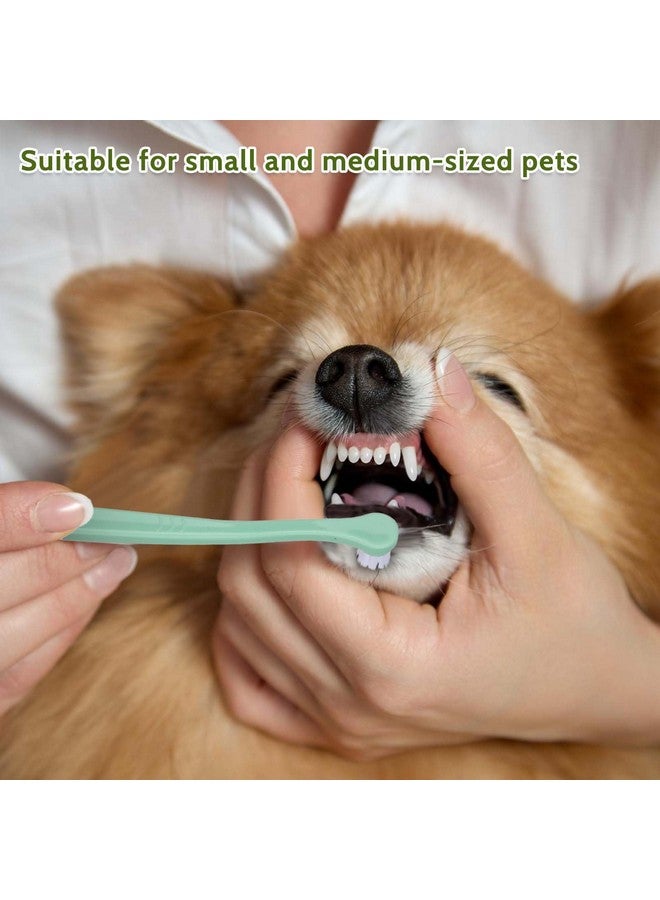 salbsever 4 Pack Small Dog Toothbrush Pet Toothbrush Cat Tooth Brush Puppy Toothbrush Mini Head Soft Dog Cat Tooth Brush Deep Clean Kit for Puppy,Kitten,Small Dog & Cat,Portable Travel Friendly and Easy to Use - Image 5