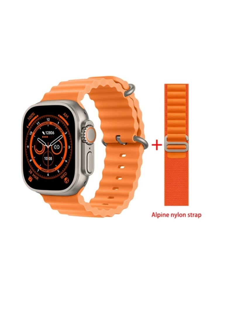 W&O - Smart Watch X9 Ultra Super Amoled Display Screen And Aluminum Case Wireless Charging 49mm - Image 1