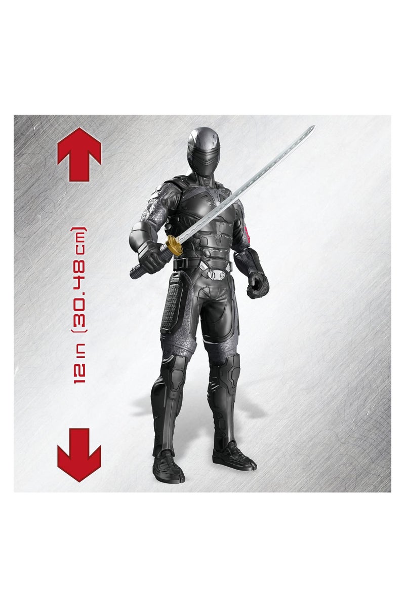 GI JOE Snake Eyes: G.I. Origins Ninja Strike Snake Eyes Collectible 12-Inch Scale Figure With Action Feature, Toys For Kids Ages 4 And U - Image 4