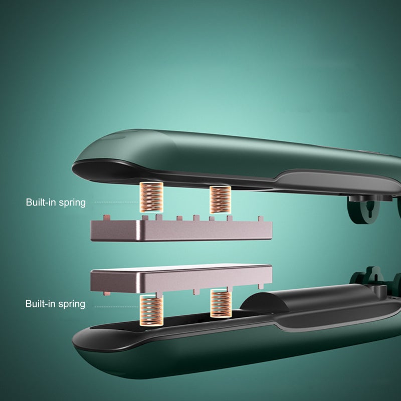 2-In-1 Hair Styling Tool: Cordless Portable Design - Adjustable 4 Temperature Settings Safety Lock & Travel Pouch, Fast Charging Type-C for Home Daily Use Travel All Hair Types - Image 5