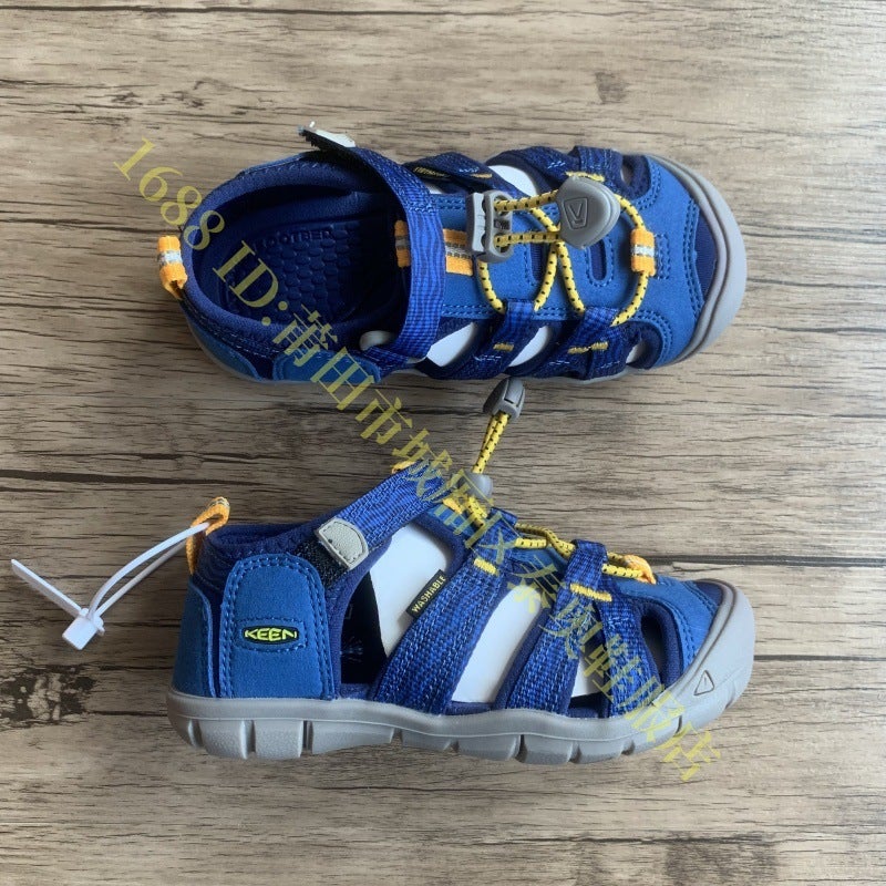 High Version Cohen Keen Children'S Shoes Lightweight Outdoor Sports Beach Sandals Boys And Girls Breathable Wading Shoes - Image 1