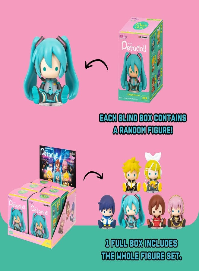 Hamee RE-Ment Blind Box - Hatsune Miku petadoll - Piapro Characters - 6 Pc. - Image 4