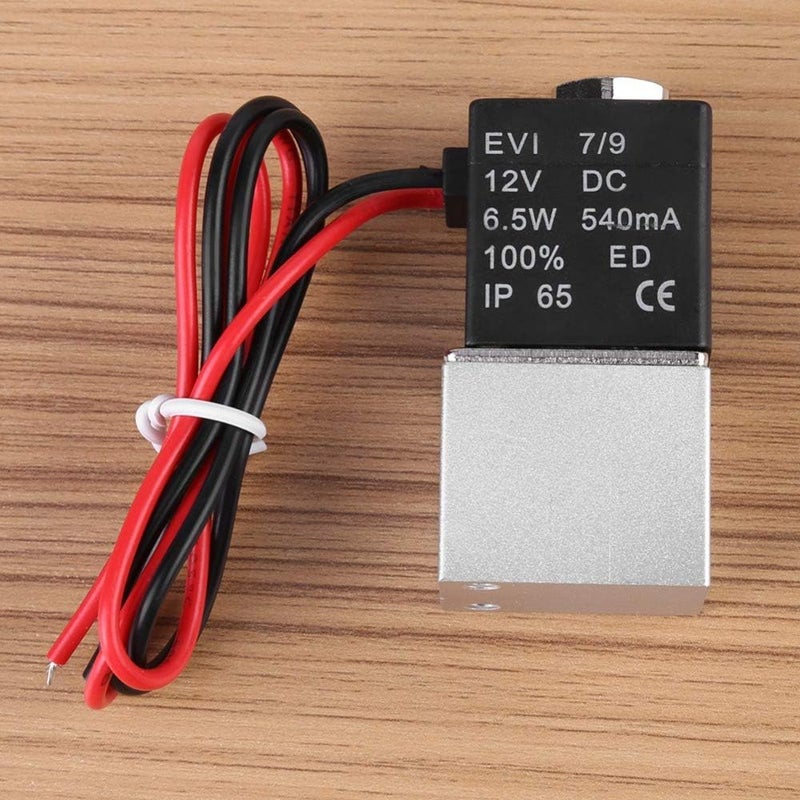 beduan 2 Way Normally Closed DC 12V Electric Solenoid Air Valve 1/4" NPT - Image 4