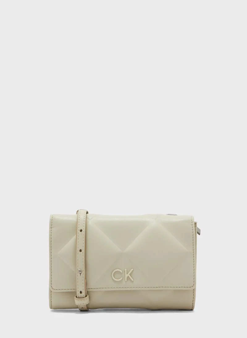CALVIN KLEIN Re-Lock Quilt Mini Crossbody