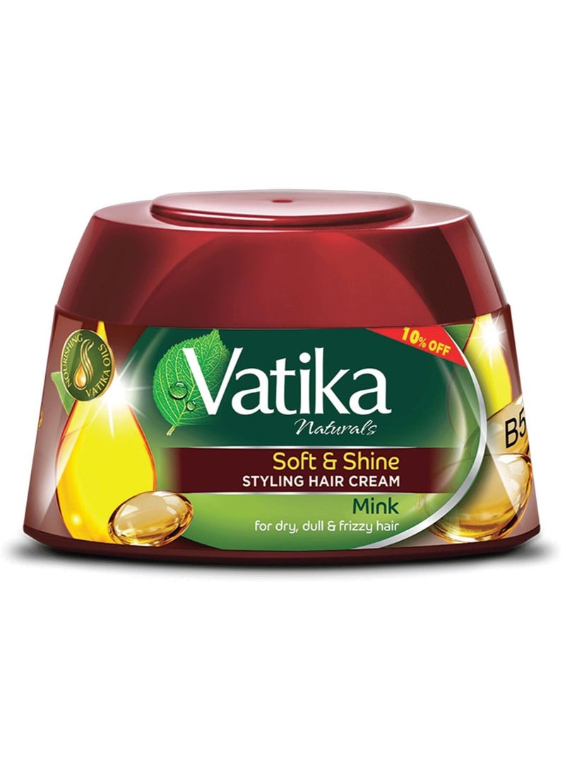 Vatika Naturals Mink 125ml Nourishing Oils Soft, Silky & Moisturized Dull, Dry & Frizzy Hair