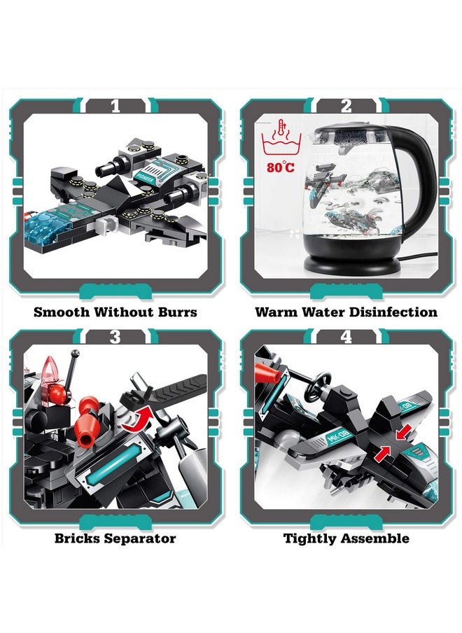 LUKAT Robot Building Toys for Boys Age 6 7 8 9 10 11 Year Old, 577 PCS STEM Toy Kit, 25-in-1 Building Bricks Educational Construction Set Engineering Toys, Activities Learning Gift for Kids